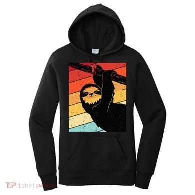 Retro Sloth Cute Sloth Lover Sloth Women's Hoodie
