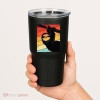 Retro Sloth Cute Sloth Lover Sloth Tumbler thumb 2