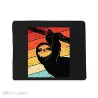 Retro Sloth Cute Sloth Lover Sloth Mousepad thumb 0