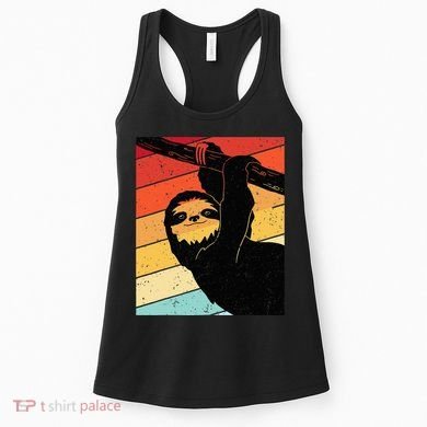 Retro Sloth Cute Sloth Lover Sloth Women's Tank Top