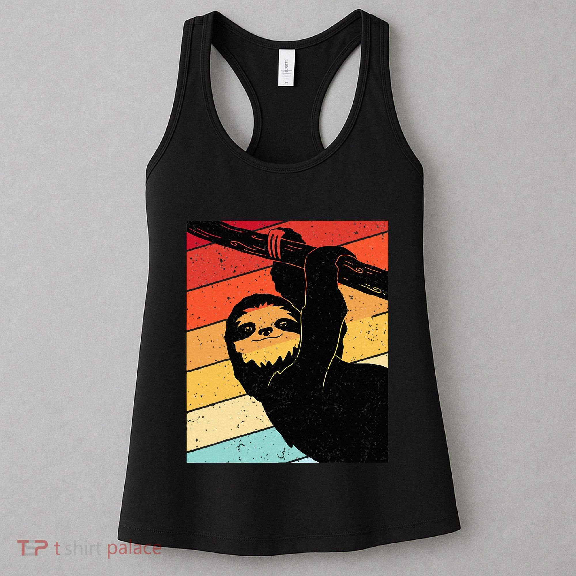 Retro Sloth Cute Sloth Lover Sloth Women's Tank Top