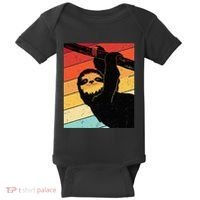 Retro Sloth Cute Sloth Lover Sloth Baby Bodysuit thumb 0