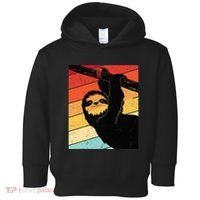 Retro Sloth Cute Sloth Lover Sloth Toddler Hoodie thumb 0
