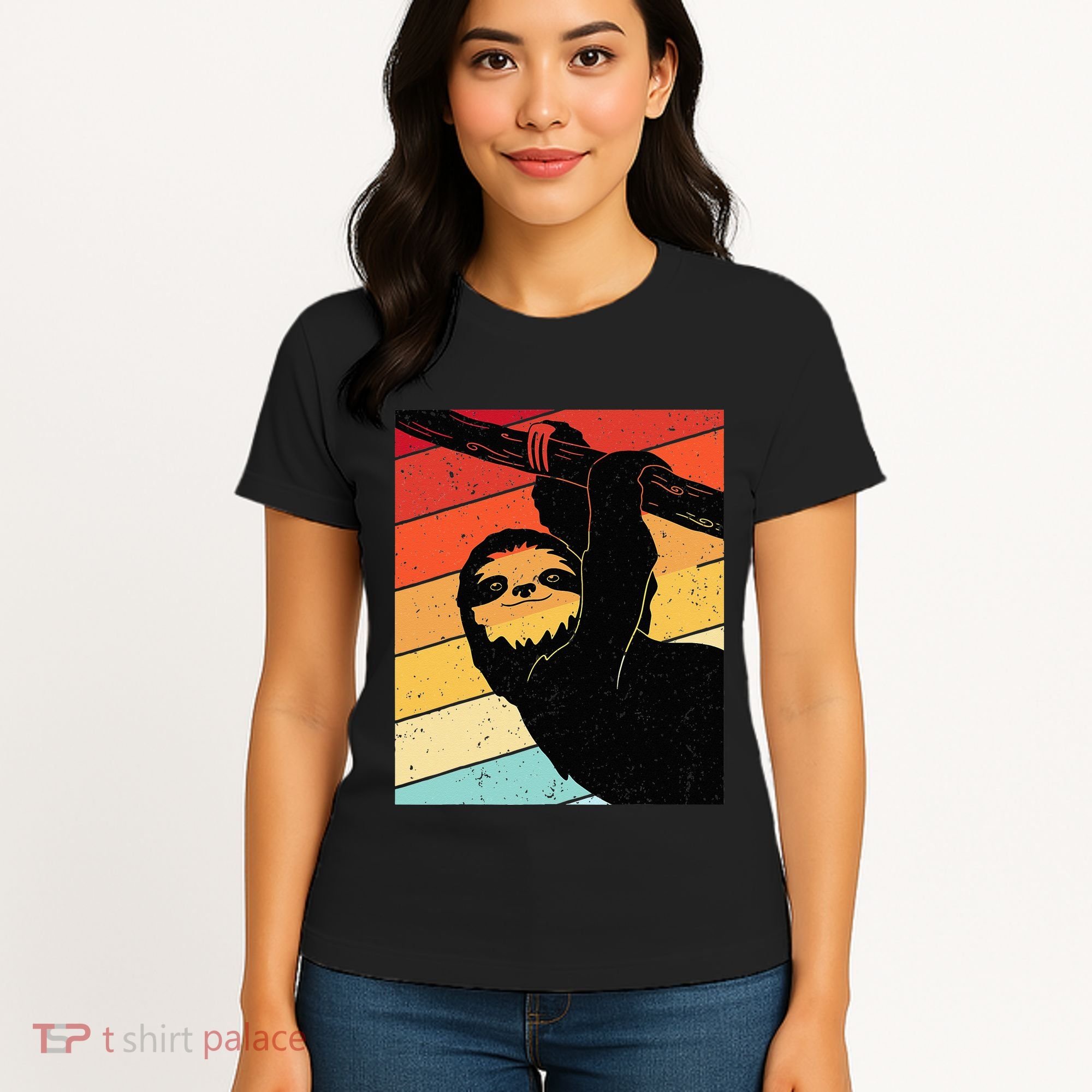 Retro Sloth Cute Sloth Lover Sloth Women's T-Shirt