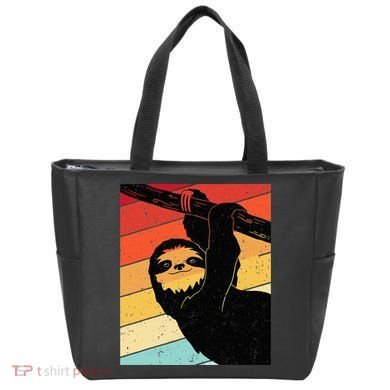 Retro Sloth Cute Sloth Lover Sloth Tote Bag