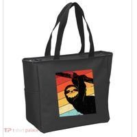 Retro Sloth Cute Sloth Lover Sloth Tote Bag thumb 2