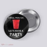 Red Solo Cup Summer Drinking Song Party Button thumb 0