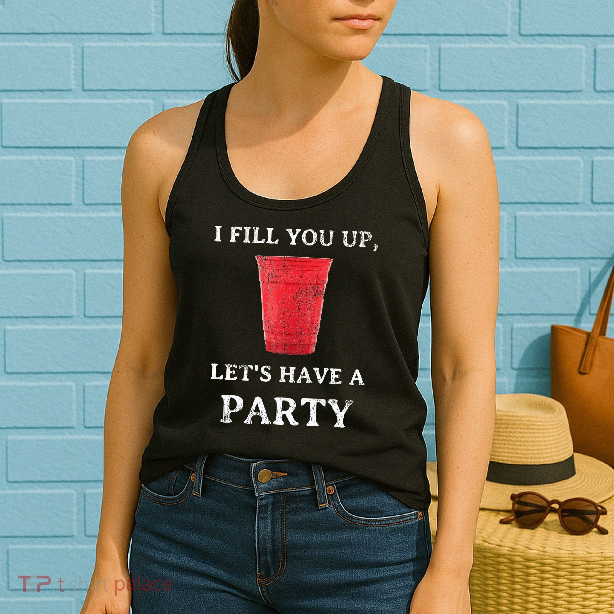 Red Solo Cup Summer Drinking Song Party Women's Tank Top
