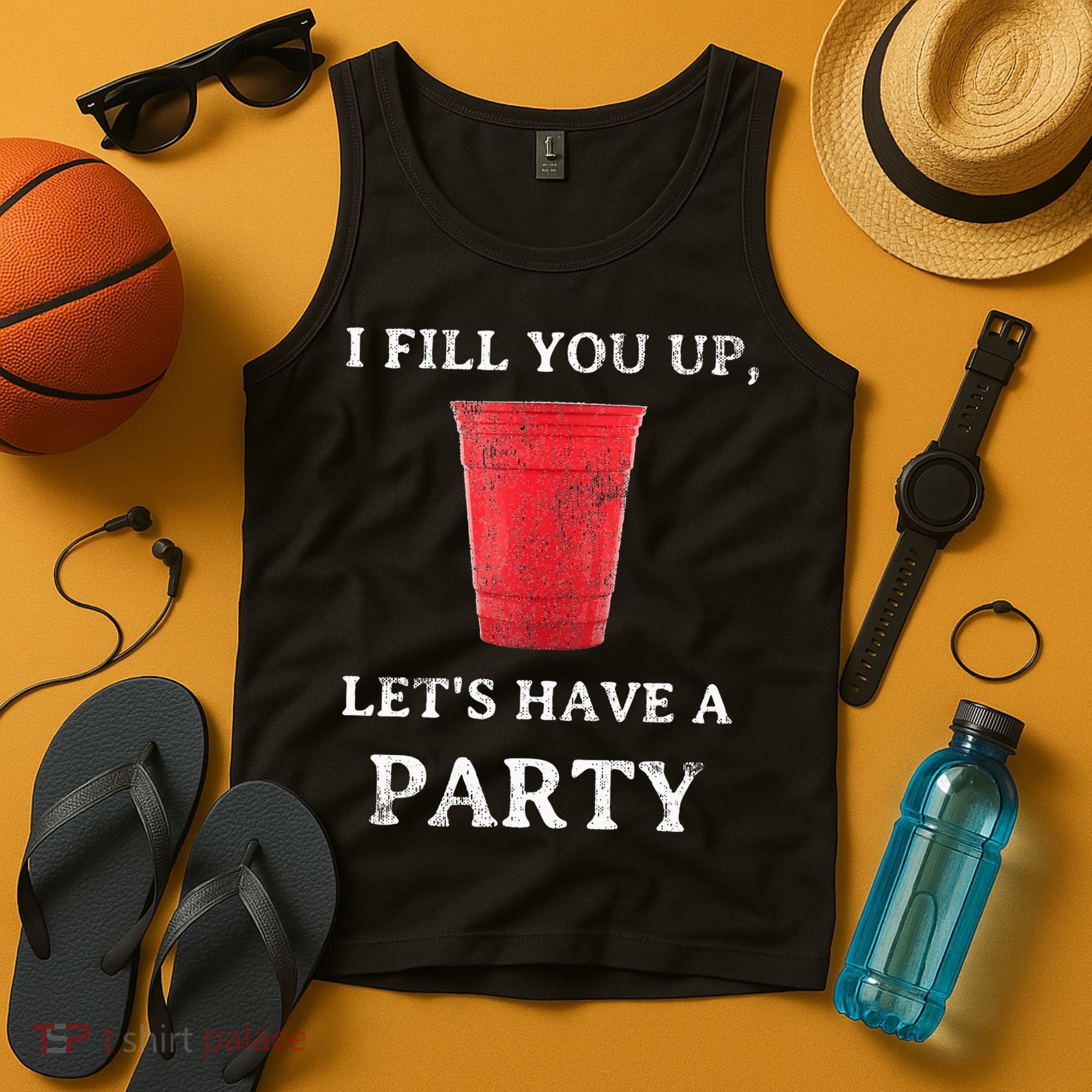 Red Solo Cup Summer Drinking Song Party Tank Top