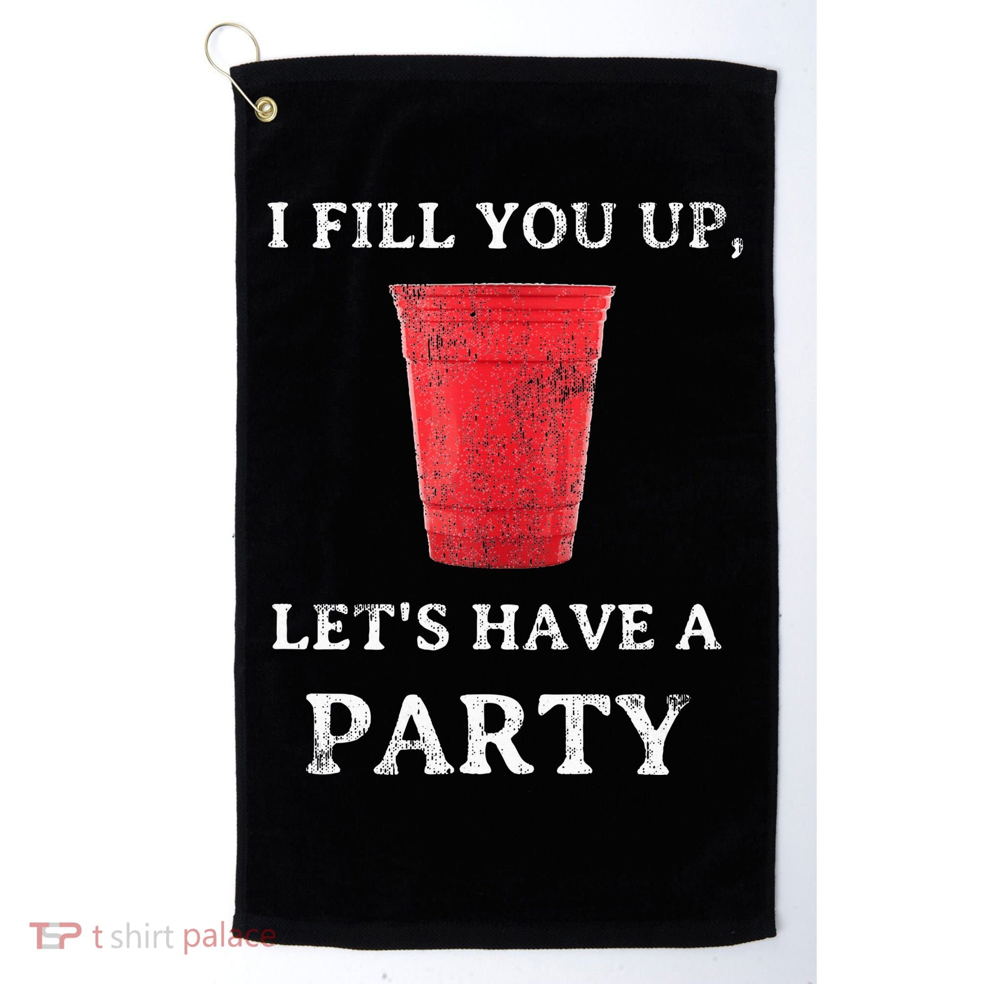 Red Solo Cup Summer Drinking Song Party Golf Towel