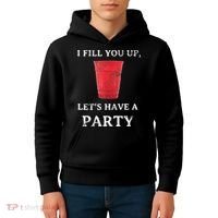 Red Solo Cup Summer Drinking Song Party Kids Hoodie thumb 4