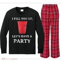 Red Solo Cup Summer Drinking Song Party Kids Long Sleeve Plaid Pajama Set thumb 0