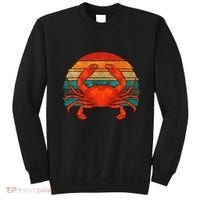 Retro Seafood Crab Lover Crabbing Sea Animal Crab Sweatshirt thumb 0