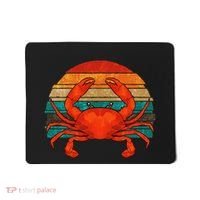 Retro Seafood Crab Lover Crabbing Sea Animal Crab Mousepad thumb 0