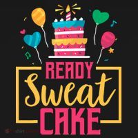 Ready Sweat Cake Wo Gym Fitness Workout Birthday Gift Apron thumb 3