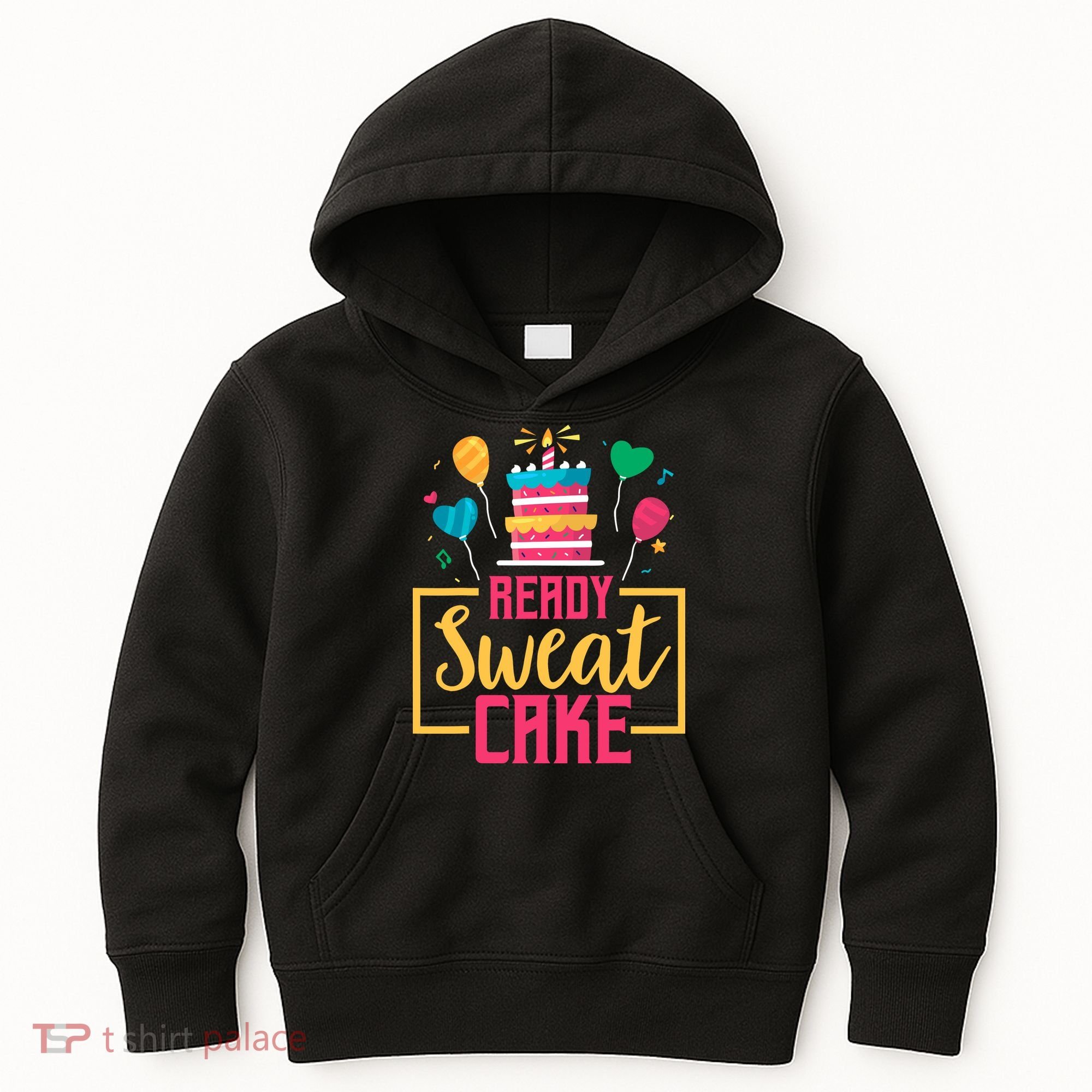 Ready Sweat Cake Wo Gym Fitness Workout Birthday Gift Kids Hoodie
