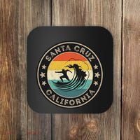 Retro Santa Cruz California Surfing Santa Cruz Coaster thumb 0