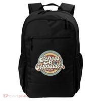 Retro School Counselor Back To School Teacher Squad Crew Backpack thumb 0