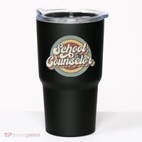 Retro School Counselor Back To School Teacher Squad Crew Tumbler thumb 0