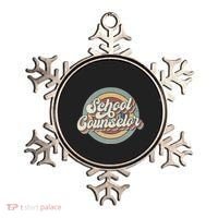 Retro School Counselor Back To School Teacher Squad Crew Ornament thumb 0