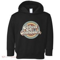 Retro School Counselor Back To School Teacher Squad Crew Toddler Hoodie thumb 0
