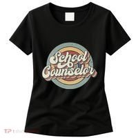 Retro School Counselor Back To School Teacher Squad Crew Women's T-Shirt thumb 0