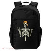 Rocker Skeleton Cap Skater Cool Halloween Punk Rock Backpack thumb 0