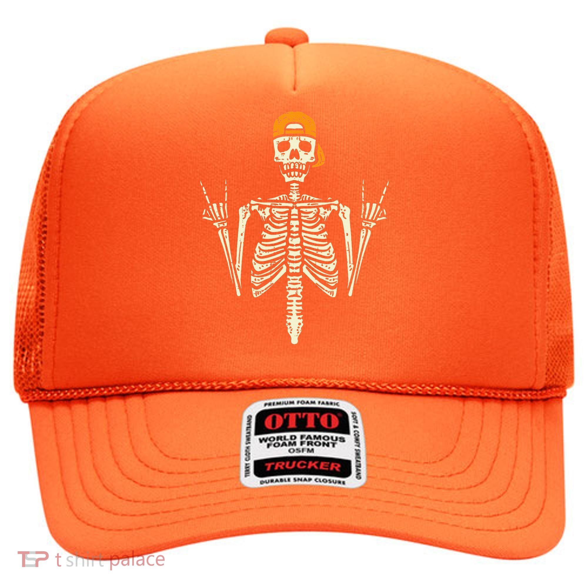 Rocker Skeleton Cap Skater Cool Halloween Punk Rock Hat