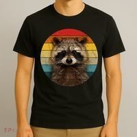 Raccoon Sunset Cute Baby Raccoon T-Shirt thumb 3