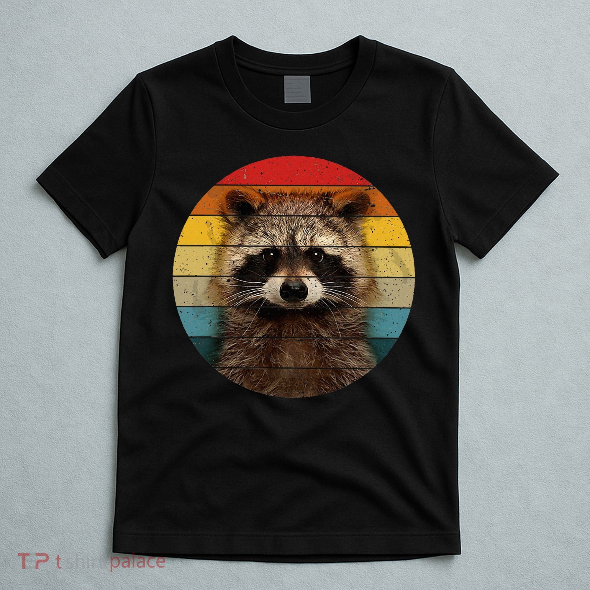 Raccoon Sunset Cute Baby Raccoon T-Shirt