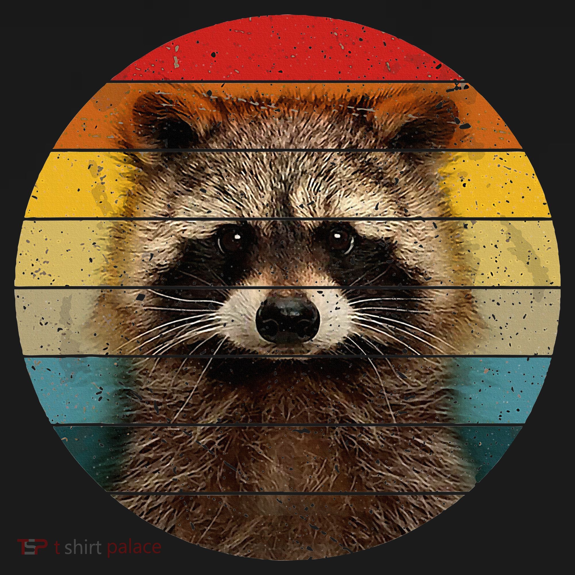 Raccoon Sunset Cute Baby Raccoon Women's Tank Top