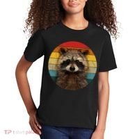 Raccoon Sunset Cute Baby Raccoon Kids T-Shirt thumb 2