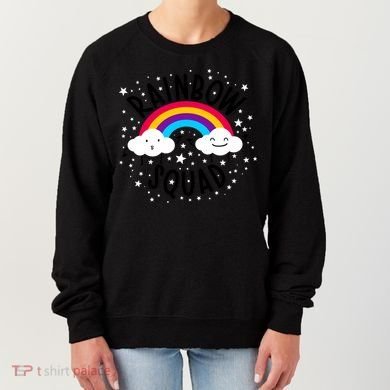 Rainbow Squad Cute Funny Cloud Sky Stars Women's Sweatshirt