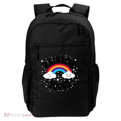 Rainbow Squad Cute Funny Cloud Sky Stars Backpack