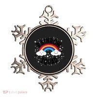 Rainbow Squad Cute Funny Cloud Sky Stars Ornament thumb 0