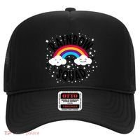 Rainbow Squad Cute Funny Cloud Sky Stars Hat thumb 0