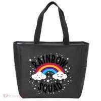 Rainbow Squad Cute Funny Cloud Sky Stars Tote Bag thumb 0