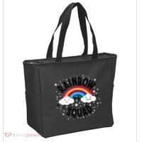 Rainbow Squad Cute Funny Cloud Sky Stars Tote Bag thumb 2
