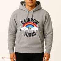 Rainbow Squad Cute Funny Cloud Sky Stars Hoodie thumb 2