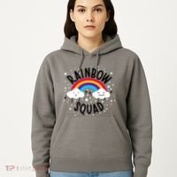 Rainbow Squad Cute Funny Cloud Sky Stars Hoodie thumb 5