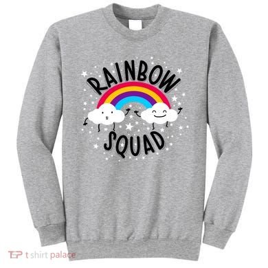 Rainbow Squad Cute Funny Cloud Sky Stars Sweatshirt