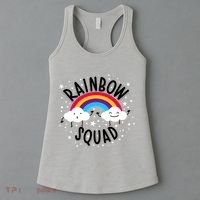 Rainbow Squad Cute Funny Cloud Sky Stars Women's Tank Top thumb 3