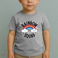 Rainbow Squad Cute Funny Cloud Sky Stars Toddler T-Shirt thumb 2