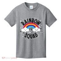 Rainbow Squad Cute Funny Cloud Sky Stars Kids T-Shirt thumb 0