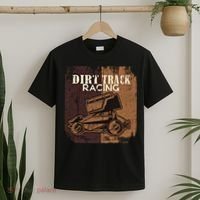 Retro Sprint Car Dirt Track Racing Race Motorsport Fan Gift T-Shirt thumb 2