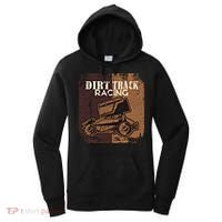 Retro Sprint Car Dirt Track Racing Race Motorsport Fan Gift Women's Hoodie thumb 0