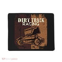 Retro Sprint Car Dirt Track Racing Race Motorsport Fan Gift Mousepad thumb 0