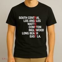 RESPECT South Central Los Angeles Watts Long Beach T-Shirt thumb 3