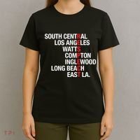 RESPECT South Central Los Angeles Watts Long Beach T-Shirt thumb 4