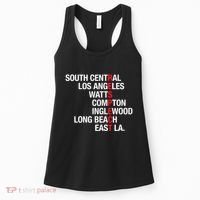 RESPECT South Central Los Angeles Watts Long Beach Women's Tank Top thumb 0